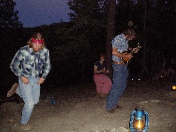 Campfire at Clarks Fork